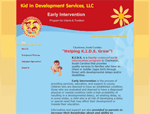 Tablet Screenshot of kidindevelopment.com